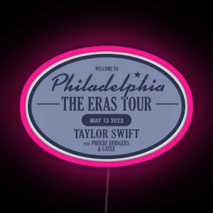 Eras Tour Philadelphia Night 2 May 13 RGB Neon Sign