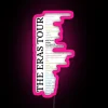 Customizable Eras Tour Setlist Display with Vibrant RGB Neon Lighting