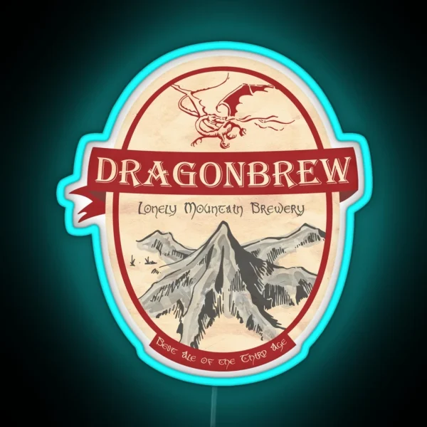 Erebor Dragonbrew RGB Neon Sign