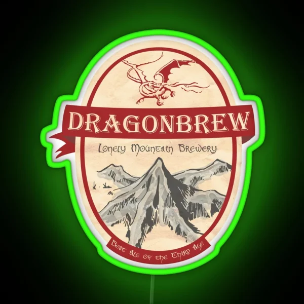 Erebor Dragonbrew RGB Neon Sign