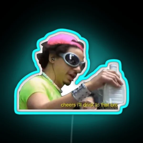 Eric Andre RGB Neon Sign