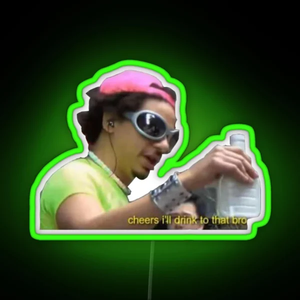 Eric Andre RGB Neon Sign