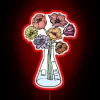 Add a pop of color with Erlenmeyer Bouquet Neon Sign