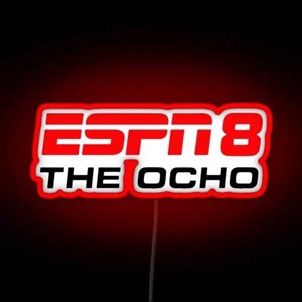 ESPN 8 The Ocho ESPN8 RGB Neon Sign