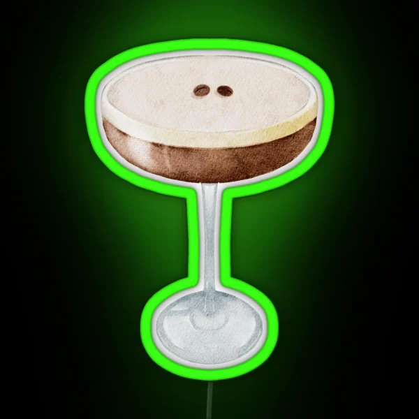Espresso Martini Cocktail RGB Neon Sign