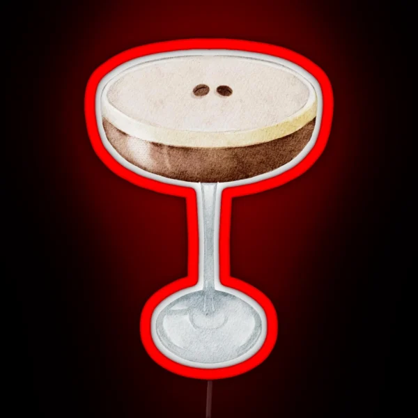Espresso Martini Cocktail RGB Neon Sign