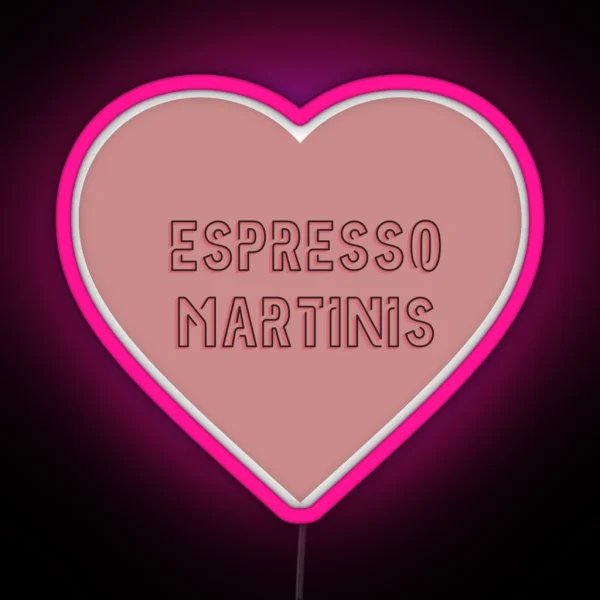 Espresso Martini RGB Neon Sign