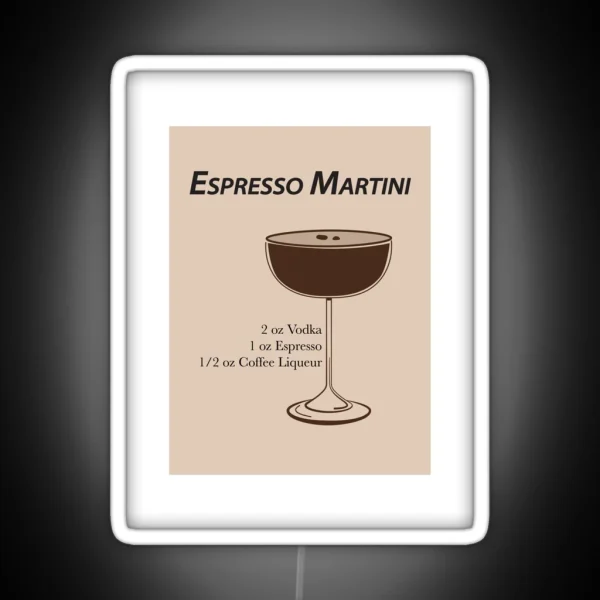 Espresso Martini RGB Neon Sign