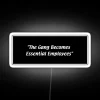 Eye-catching LED employee recognition sign with customizable RGB colors always shines.