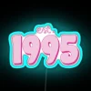 RGB Neon Bar Sign Est 1995 Customizable Home Decor Accents