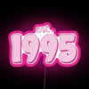Vintage Est 1995 Numbered Limited Edition RGB Neon Sign Artwork