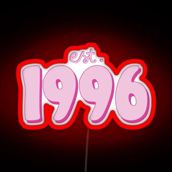 Est 1996 RGB Neon Sign