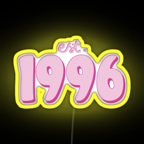 Est 1996 RGB Neon Sign