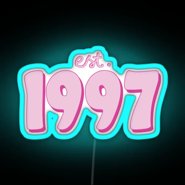 Est 1997 RGB Neon Sign