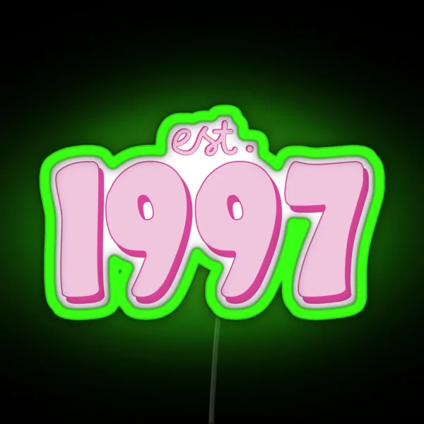 Est 1997 RGB Neon Sign