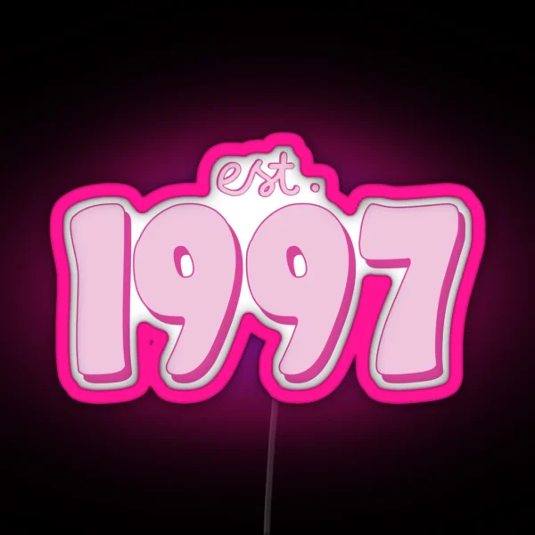 Est 1997 RGB Neon Sign