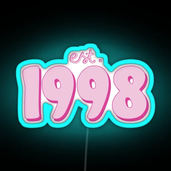 Est 1998 RGB Neon Sign