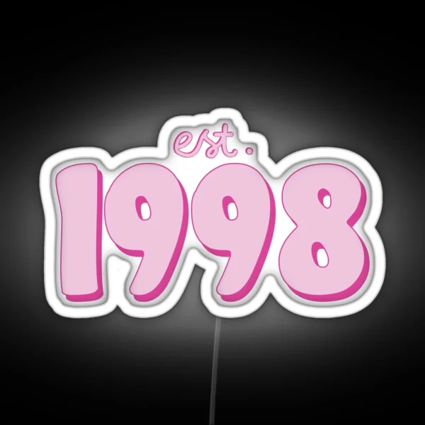 Est 1998 RGB Neon Sign