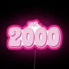 Vibrant Color-Changing 2000 RGB Neon Sign with Digital Display Options