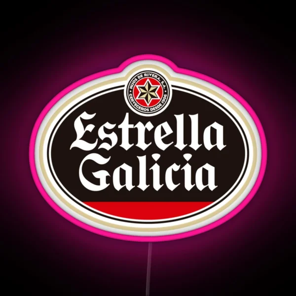 Estrella Galicia Beer Spain RGB Neon Sign