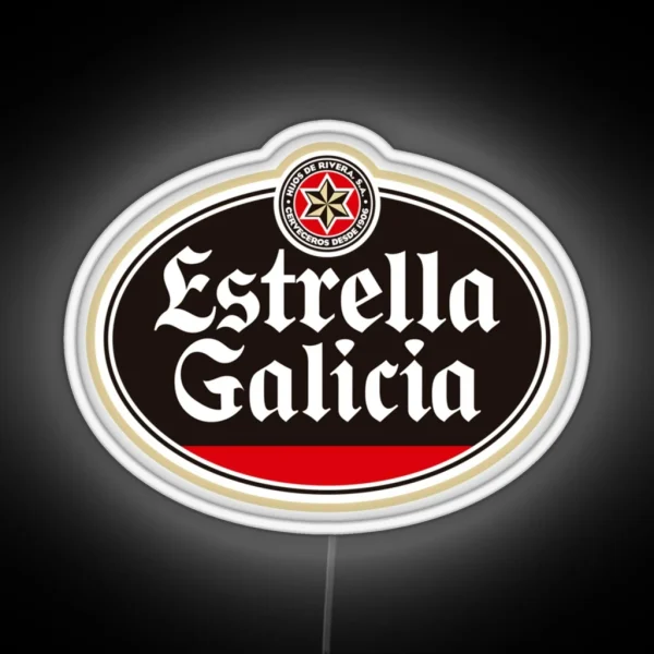Estrella Galicia Beer Spain RGB Neon Sign