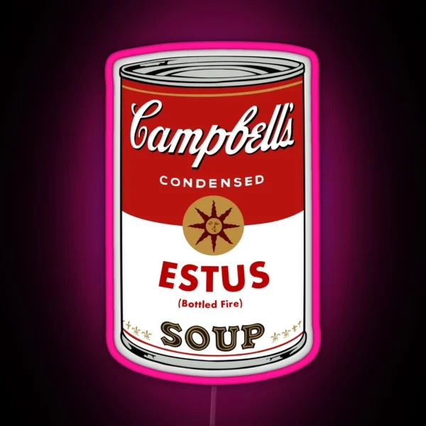 Estus Soup Can RGB Neon Sign
