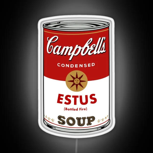 Estus Soup Can RGB Neon Sign