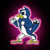 RGB color changing digital neon sign for East Tennessee fans.