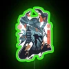 Genshin Impact Eula Character Illuminated LED Sign with Colorful Neon Lights