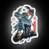 Vibrant Eula-inspired Neon Sign for Genshin Impact Fans and Gamers