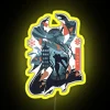 Elegant Eula Inspired Genshin Impact Character RGB Neon LED Sign