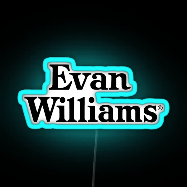 Evan Williams Bourbon RGB Neon Sign