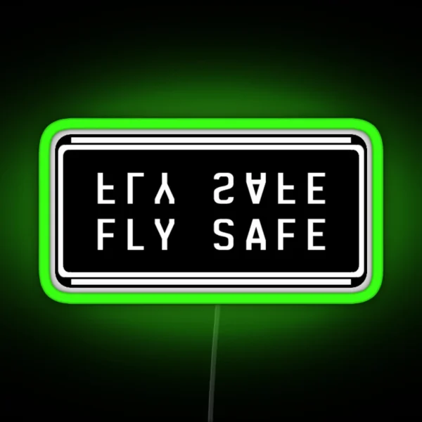 EVE Online Fly Safe RGB Neon Sign