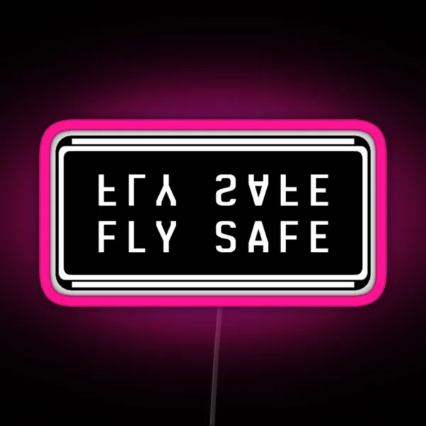 EVE Online Fly Safe RGB Neon Sign