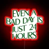 Hope and Positivity in Every Moment with Vibrant Neon Lighting