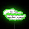 Whimsical Evermore Folklore Inspired Neon Sign in Vibrant RGB Colors