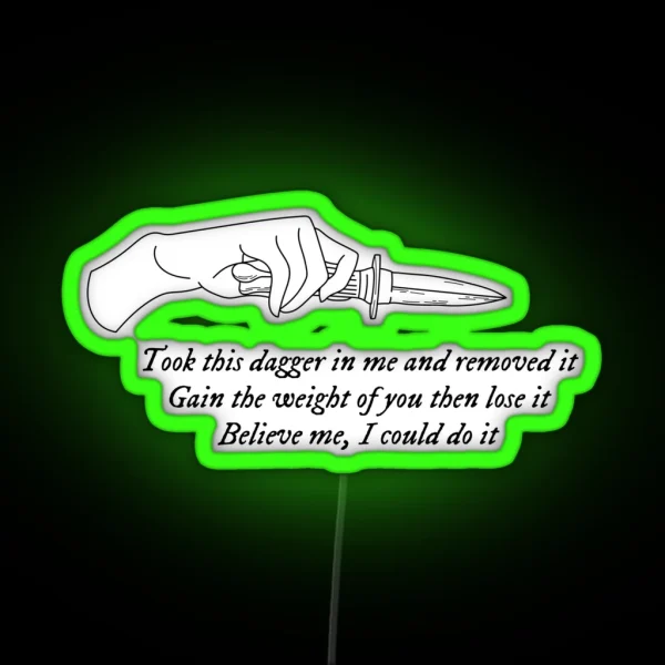 Evermore Folkore Tolerate It RGB Neon Sign