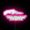 Vibrant handcrafted Evermore Folklore tolerant love heart RGB neon sign artwork