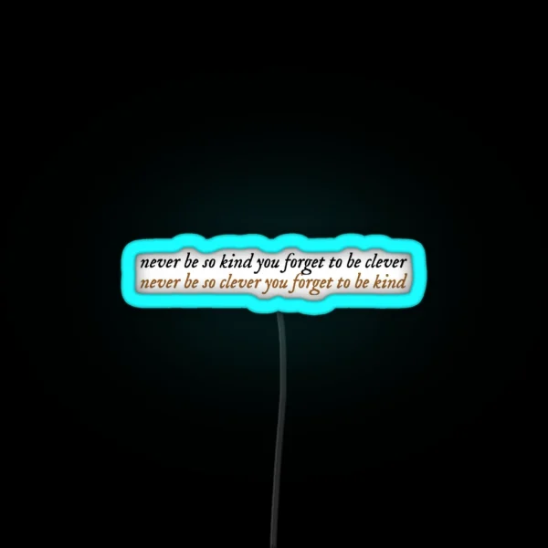 Evermore Lyric RGB Neon Sign