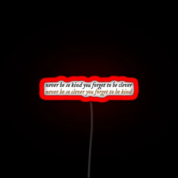Evermore Lyric RGB Neon Sign
