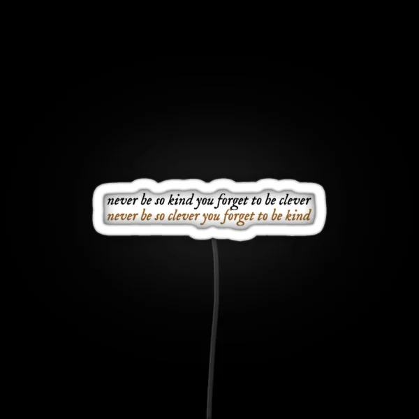 Evermore Lyric RGB Neon Sign