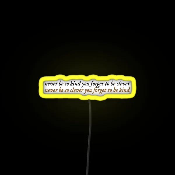Evermore Lyric RGB Neon Sign