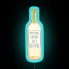 Philosophical Wine Lover Gift Neon Wall Sign Decoration RGB Colored