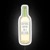 Optimistic Wine Lover's Motivational Riesling Focused Neon Bar Decor Sign