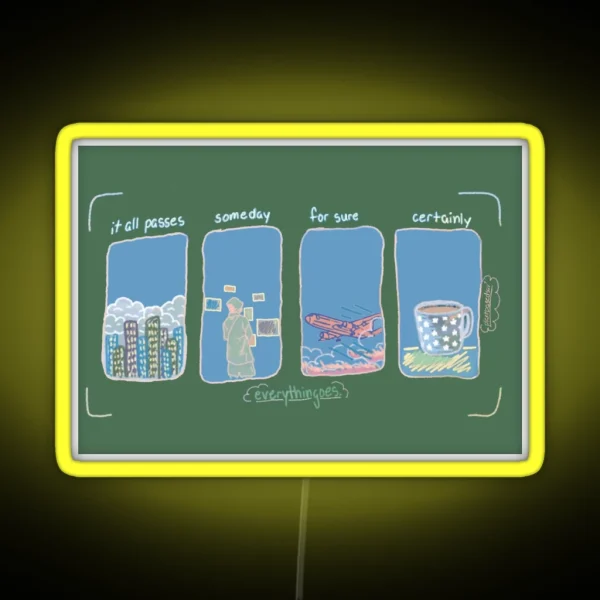 Everythingoes Namjooning Comic RGB Neon Sign