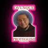 Vintage LED Neon Sign Protect Me From Communism Politics Statement