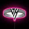 Customizable EVH inspired RGB neon light display signage backdrop canvas.