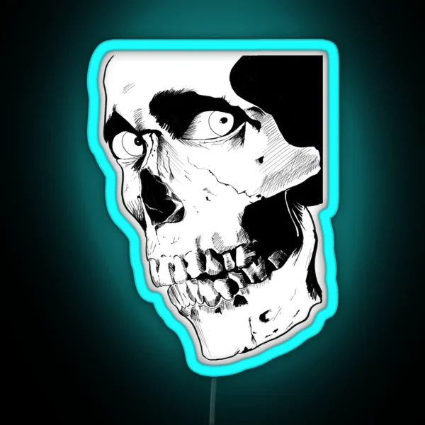 Evil Dead Skull RGB Neon Sign