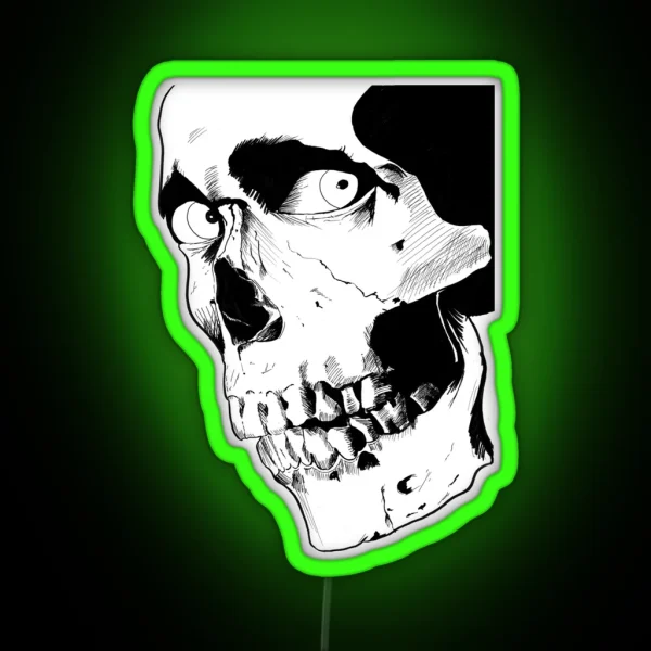 Evil Dead Skull RGB Neon Sign
