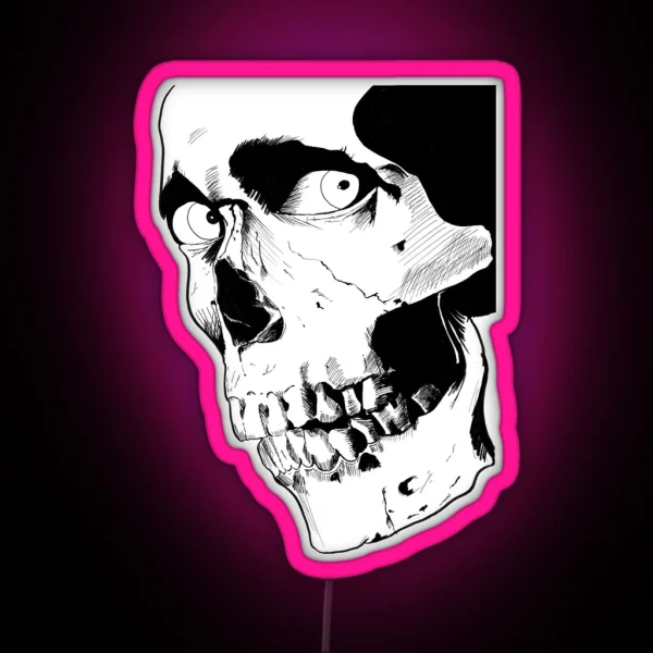 Evil Dead Skull RGB Neon Sign